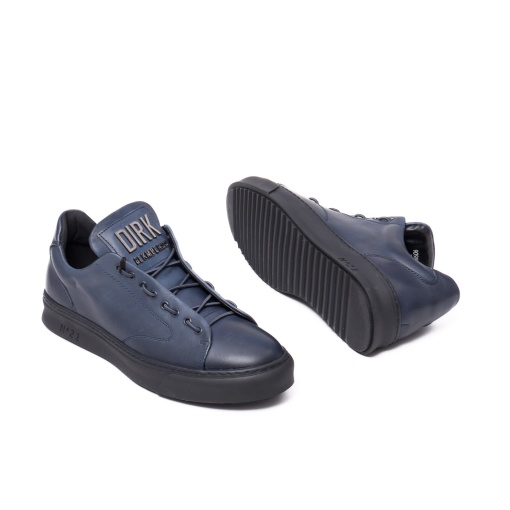 Pantofi casual adolescenti, piele naturala, 90985S, bleumarin - Img 5