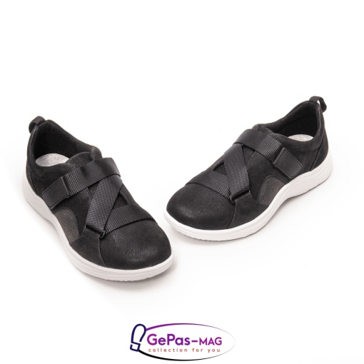 Pantofi casual dama din material textil Lulu Go CL261 - Img 2