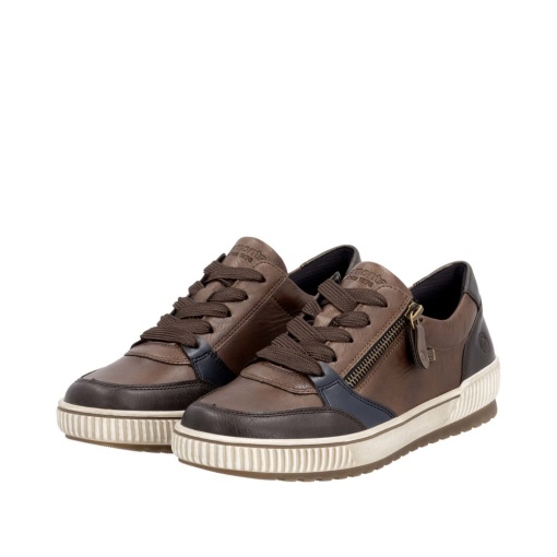 Pantofi casual dama stil Sneakers, piele naturala, D0701-22 - Img 3