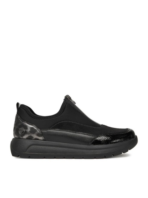 Pantofi dama casual din material textil, Remonte, D2V01-04, negru - Img 4