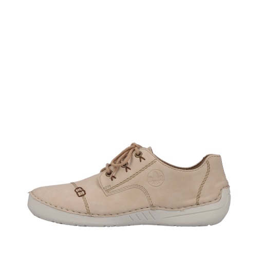 Pantofi dama casual, piele naturala, 52520-62, bej - Img 4