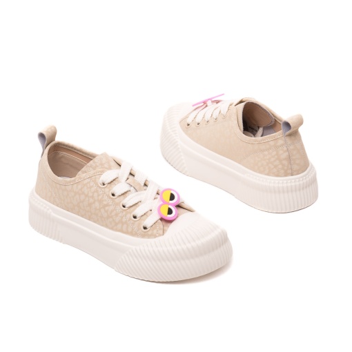 Pantofi dama casual, piele naturala, 6LMQ60010B-03, bej - Img 3