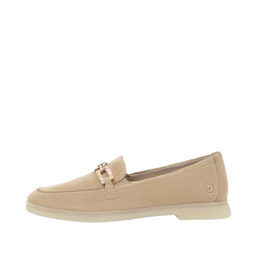 Pantofi dama casual, Remonte D2F00-62 din piele naturala, bej - Img 4