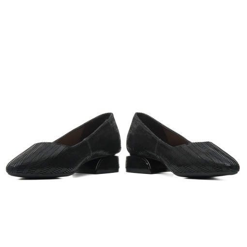 Pantofi dama din piele intoarsa, Karisma, J8J870009B 01-I, negru - Img 5