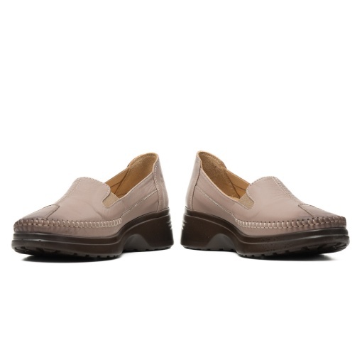 Pantofi dama din piele naturala, BIO.Flex, 134 B, bej - Img 5