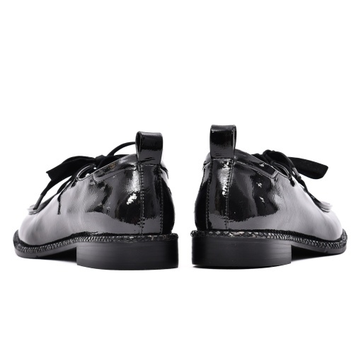 Pantofi dama din piele naturala lacuita, Epica, F6F680004A 45-L, negru - Img 6