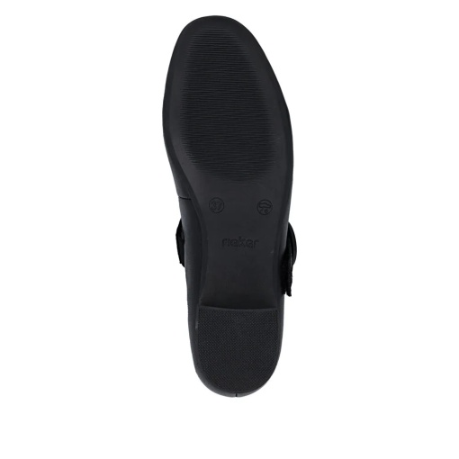 Pantofi dama din piele naturala, Rieker 43455-00, negru - Img 8