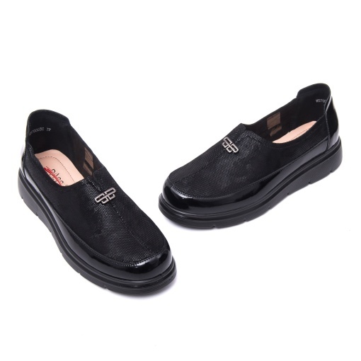 Pantofi dama eleganti din piele naturala lacuita, PASS Collection, M5M570003C 01-I - Img 2