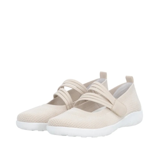 Pantofi dama, piele naturala, Remonte R3519-60, bej - Img 3