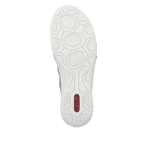 Pantofi dama, piele naturala, Rieker 52545-62, bej - Img 10