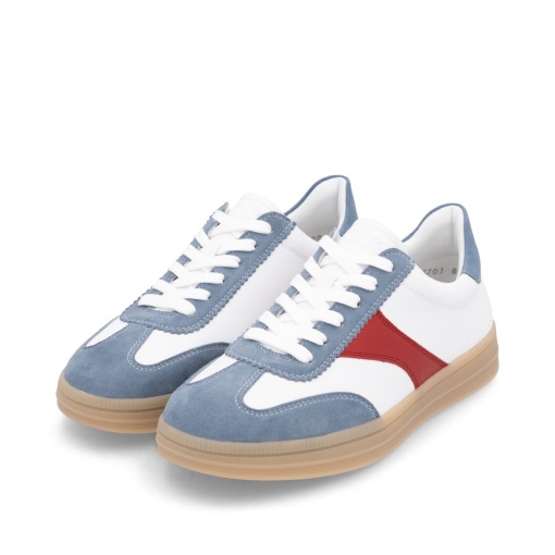 Pantofi dama sport, piele naturala, D2C01-80, multicolor - Img 7
