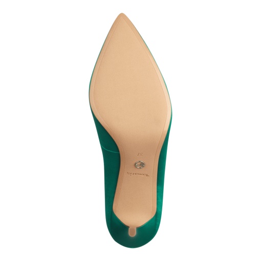 Pantofi eleganti dama, 22430/20 726 green satin - Img 5