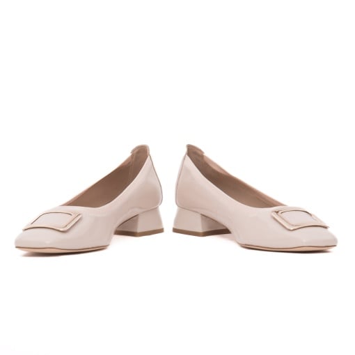 Pantofi eleganti dama din piele naturala, Caprice, 9-22300-44 141 SNOW NAPLAK, alb - Img 5