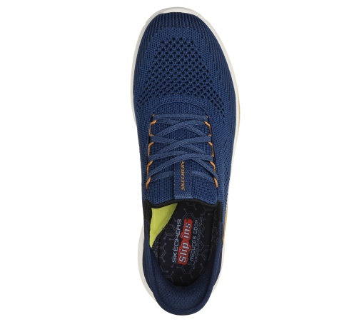 Pantofi sport barbati, Skechers, SLADE - QUINTO 210810 BLU - Img 3