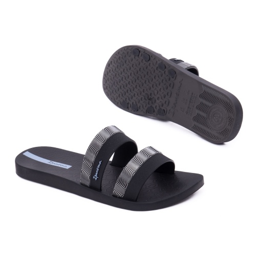 Papuci dama din cauciuc, Ipanema, 9B83649-BB779 IPANEMA MESH SLIDE FEM 01-K, negru - Img 4