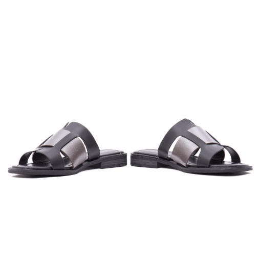 Papuci dama din piele naturala, Gryxx W1V1352-G17-6B 01-N, negru - Img 5