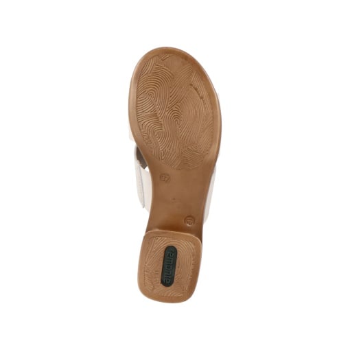Papuci femei cu funda, R8759-60, Crem - Img 6