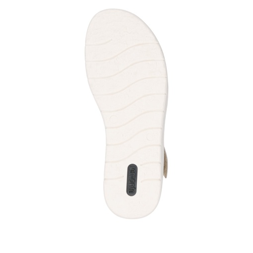 Sandale dama casual, Remonte D2044-60 din piele naturala, crem - Img 8