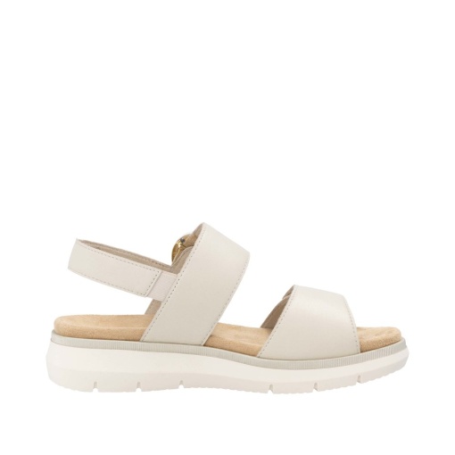 Sandale dama casual, Remonte D2K50-80 din piele naturala, crem - Img 6