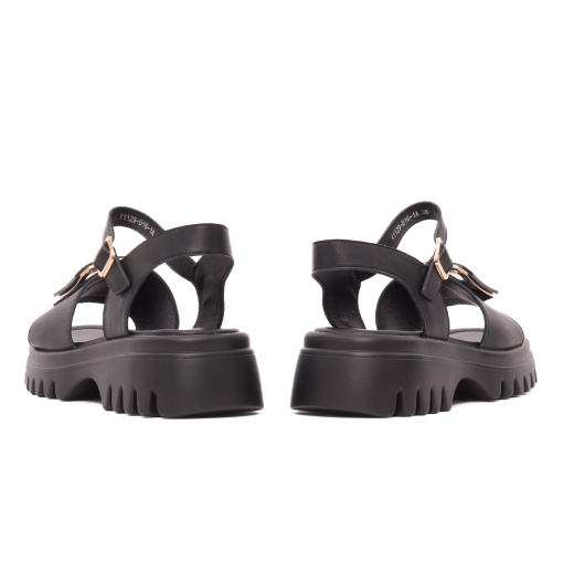 Sandale dama din piele naturala, Gryxx, W1V1129-D16-1A, negru - Img 6