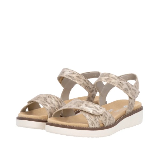 Sandale dama din piele naturala, Remonte D2049-91, multicolor - Img 3