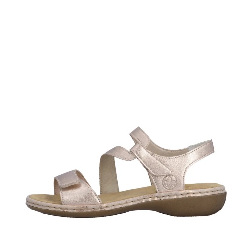 Sandale dama din piele naturala, Rieker 659C7-89 - Img 6