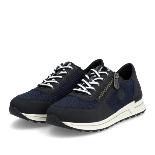 Sneakers dama bleumarin cu siret si fermoar, N1411-14 - Img 10