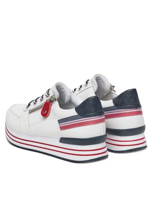 Adidași Damă Remonte Albi D1312-82 - Confort Remonte Soft - Img 2