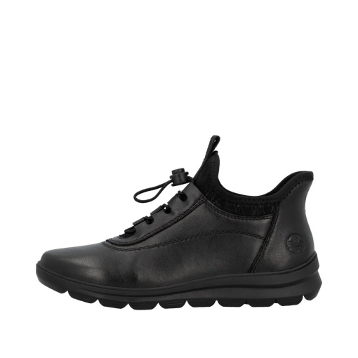 Botine casual din piele naturală Rieker Z0057-00 - Img 5