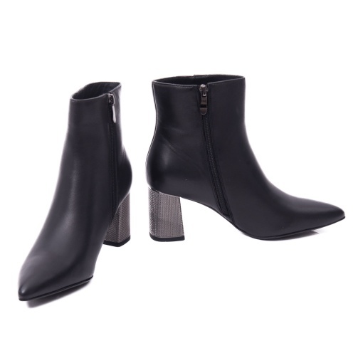 Botine dama cu varfd ascutit Feeling din piele 25-101-02 - Img 4