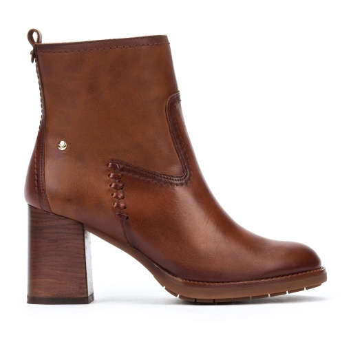 Botine dama din piele naturala, Pikolinos, PALENCIA W9U W9U-8945C1, maro camel - Img 2