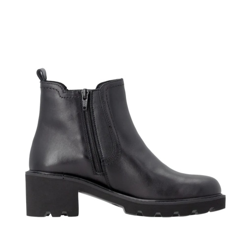 Botine dama din piele naturala, Remonte D0A70-00, negru - Img 5