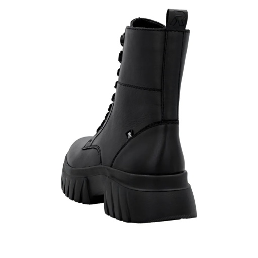 Botine dama din piele naturala, Rieker W1870-02, negru - Img 4