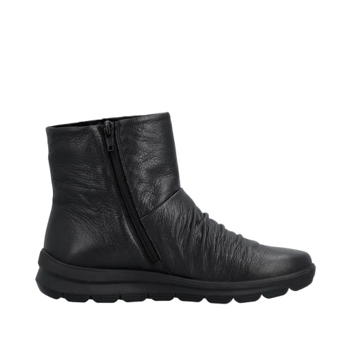 Botine dama din piele naturala, Rieker Z0066-00, negru - Img 6