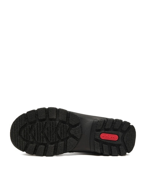 Botine dama din piele naturala, Rieker Z7263-00, negru - Img 3
