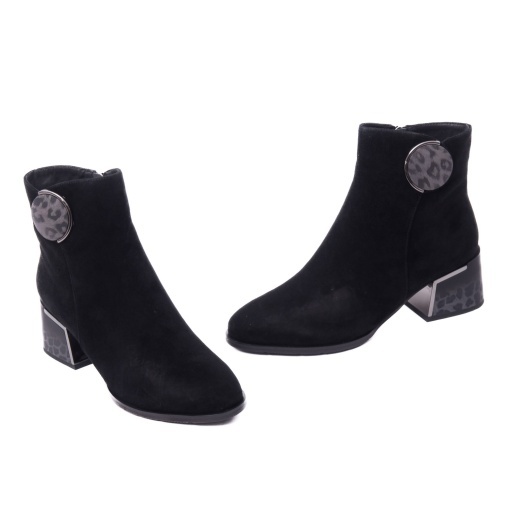 Botine dama Feeling piele intoarsa 25-115-02 - Img 3