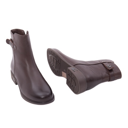 Botine dama KARISMA 1J890007B 02-N, maro - imagine 3