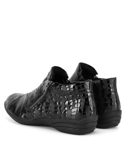 Botine Remonte Negru Lucios R7674-04 - Img 2