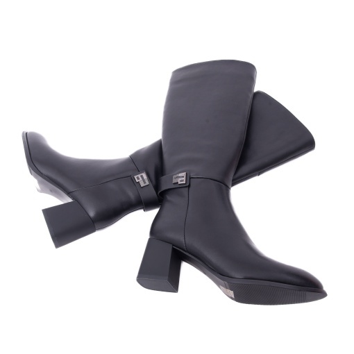 Cizme dama din piele naturala, Epica 1W170025B 01-N, negru - Img 5