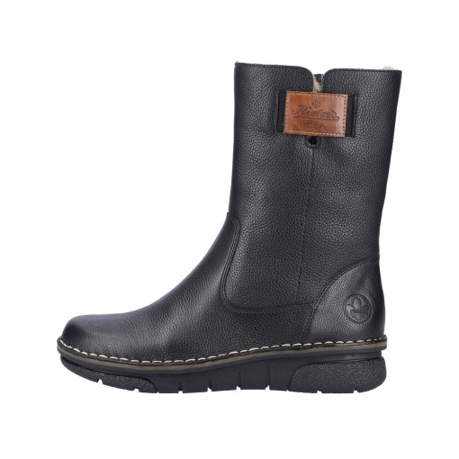 Cizme dama, piele naturala, 73350-00, negru - Img 5