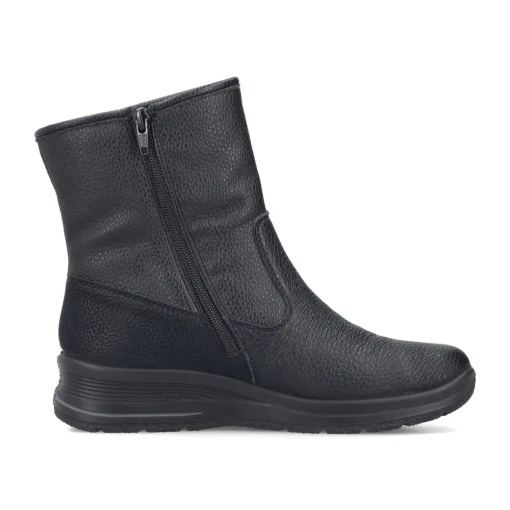 Cizme scurte dama Rieker L7760-00, negru - imagine 3
