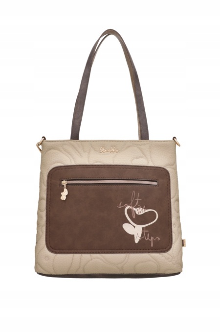 Geanta eleganta A4 BLOSSOM din piele ecologica, Anekke 43712-214 Multicolor - Img 3