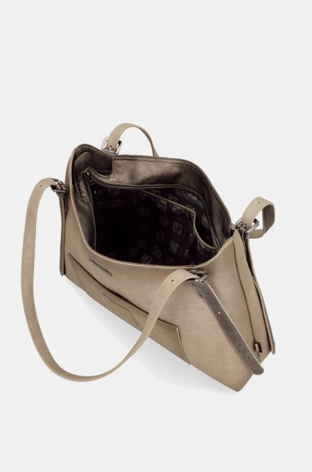 Geanta eleganta din piele ecologica, Anekke 43632-453 Taupe Multicolor - Img 4