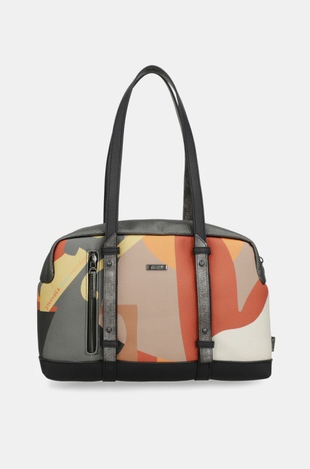 Geantă Umăr Anekke 42752-406 - Design Abstract Multicolor - 32 cm - Img 3