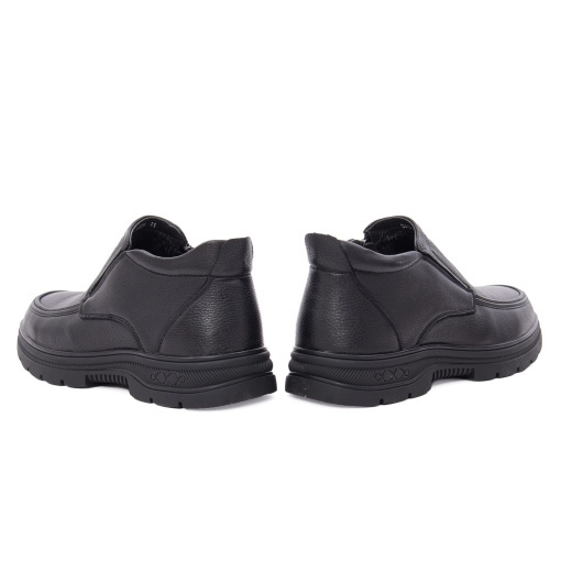 Ghete barbati din piele naturala, Otter 2D6101 01-N, negru - Img 5