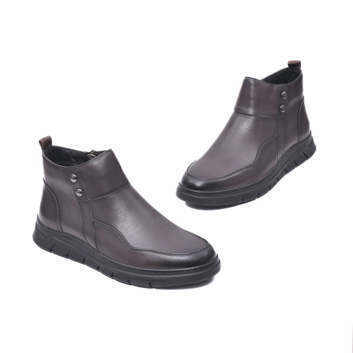 Ghete barbati, piele naturala, E6E650008A 02-N - Img 3