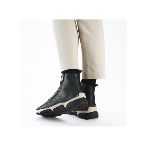 Ghete casual dama, piele ecologica, 45920-54 - Img 3