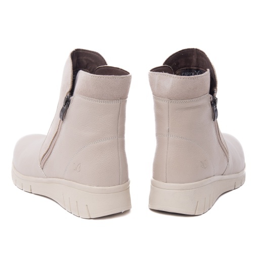 Ghete dama din piele naturala, Caprice 9-26454-45 408 BEIGE COMB - Img 6