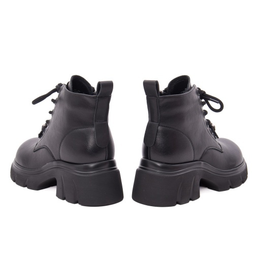 Ghete dama din piele naturala, PASS Collection 1M490012A 01-N, negru - Img 5