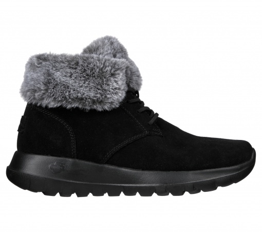 Ghete dama, piele naturala, ON-THE-GO 144042 BKGY, negru - Img 6